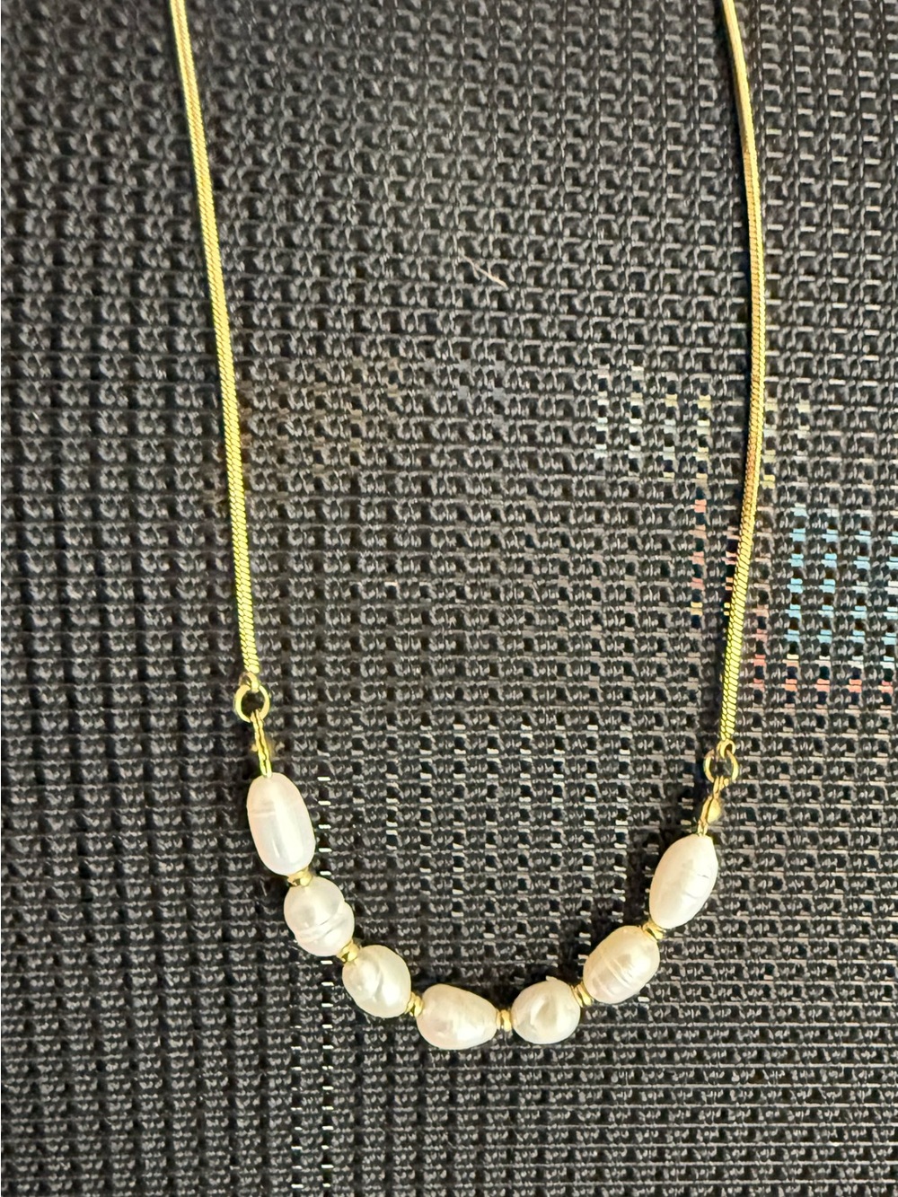 18K Gold Filled Pearl Bead Necklace *NWT